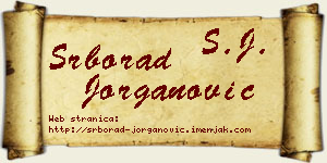 Srborad Jorganović vizit kartica